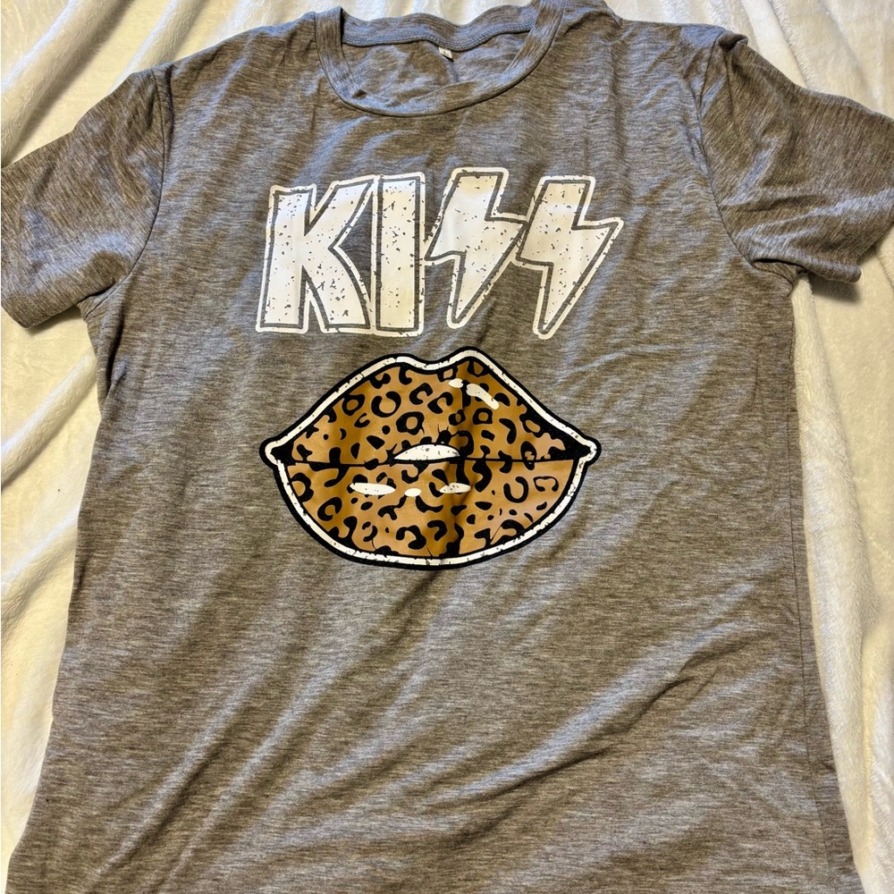 Gray Graphic Kids T-Shirt